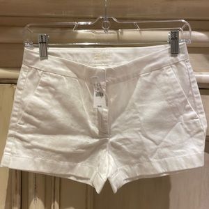Crew cuts white shorts